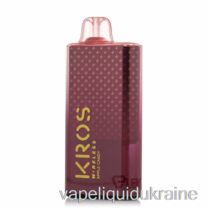 Vape Liquid Ukraine Kros Wireless 9000 Disposable Apple Candy